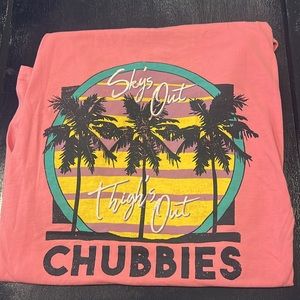 Mens chubbies shirt size m